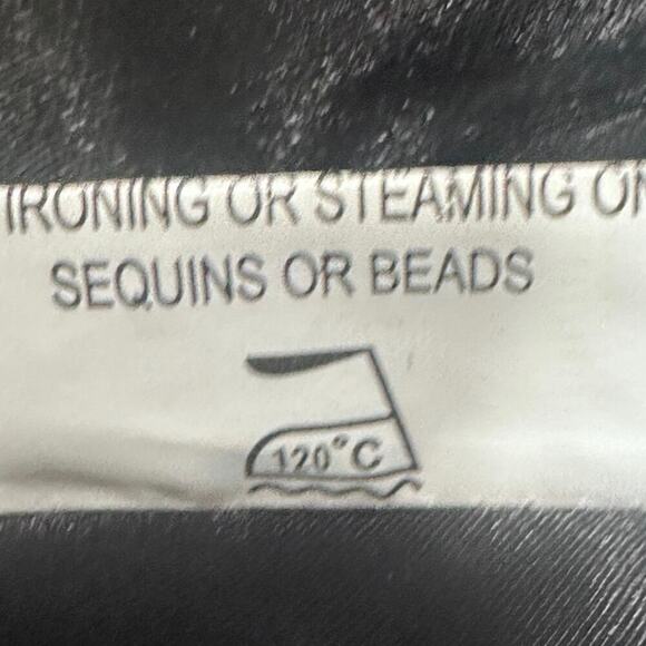 Jade Courture by Jasmine Bridal Black One Shoulder Gown with Boning EUC SZ 12 - Picture 10 of 11